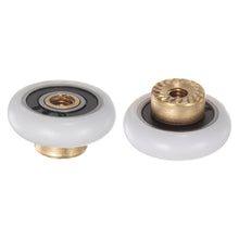 Carica l'immagine nel visualizzatore di Gallery, QUARKZMAN Rotella Porta Doccia Scorrevole Diametro 20mm 4pz (1 Set)