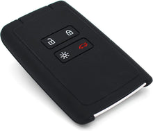 Carica l'immagine nel visualizzatore di Gallery, Cover Chiave Auto Custodia in Silicone 4 Tasti Telecomando Compatibile con Renault Clio Espace Master Bus Arkana Talisma