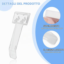 Carica l'immagine nel visualizzatore di Gallery, 3 Pezzi Portadocumenti Auto Parkscheinhalter Windschutzscheibe Kartenhalter Auto Clip Indipendente (Trasparente)