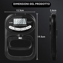 Carica l'immagine nel visualizzatore di Gallery, OSDUE Dinamometro Elettronico a Mano, 264lbs/120 Kg Addebitabile Dinamometro Misuratore, Digitale di Forza di Presa Manu