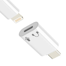 Carica l'immagine nel visualizzatore di Gallery, Adattatore da Jack Cuffie Lightning a USB C per iPhone 17, 16, 15 Pro Max, Compatibile con Samsung S25, per Apple e iPad