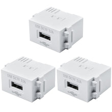 Carica l'immagine nel visualizzatore di Gallery, 3 moduli di alimentazione USB: presa da 220 V su trasformatore da 5 V, presa di ricarica USB da 2,1 A, adattatore di com