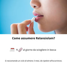 Carica l'immagine nel visualizzatore di Gallery, Relansiolam Integratore per Sonno e Rilassamento con Melatonina, Passiflora, Lavanda e Biancospino, 30 Compresse Orosolu