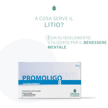 Carica l'immagine nel visualizzatore di Gallery, Promoligo 08 Litio – Oligoelemento – 20 Fiale da 2 ml
