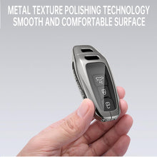 Carica l'immagine nel visualizzatore di Gallery, Custodia per chiave elettronica in carbonio compatibile con Audi 2026 2025 Q5 SQ5 Q6 E-tron RSQ6 A3 A5 A5L S5 A6 A6L in 