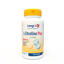 Carica l'immagine nel visualizzatore di Gallery, LongLife® L-Citrulline Plus | con L citrullina e L arginina rapporto 1:1 | Ossido nitrico | Energia per lo sport | 100 c