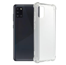 Carica l'immagine nel visualizzatore di Gallery, Cover Trasparente per Samsung Galaxy A31, Custodia Resistente in TPU, Anti Urto con Angoli Rinforzati, Protezione Bordi 