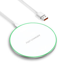 Carica l'immagine nel visualizzatore di Gallery, Flintronic Caricatore Wireless Charger, 15 W Caricabatterie Senza Fili Portatile Rapida Caricabatterie Wireless per iPho