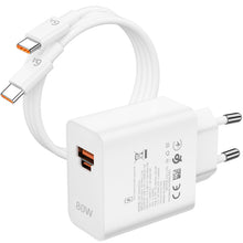 Carica l'immagine nel visualizzatore di Gallery, 80W Caricatore e 2 Metri Cavo USB C per Honor 600 Pro 600 500 400 5G Pad