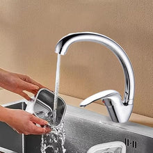 Carica l'immagine nel visualizzatore di Gallery, SQUADO Rubinetto da Cucina Monocomando con Rotazione a 360° – Miscelatore Caldo e Freddo, Rubinetto Lavello Cucina con I
