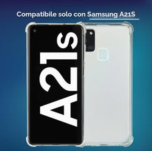 Carica l'immagine nel visualizzatore di Gallery, Cover Trasparente per Samsung Galaxy A21S, Custodia Resistente in TPU, Anti Urto con Angoli Rinforzati, Protezione Bordi