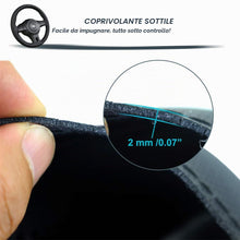 Carica l'immagine nel visualizzatore di Gallery, ZATOOTO Coprivolante Auto In Pelle da Cucire, Antiscivolo, 37-38cm, Nero