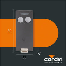 Carica l'immagine nel visualizzatore di Gallery, Cardin TXQ504C2 Telecomando Cancello 2 Canali 433 MHz Precodificato S504