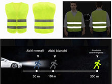 Carica l'immagine nel visualizzatore di Gallery, Anlising Gilet di Sicurezza, 4PCS Giallo Giubbotto di Sicurezza Riflettente, Gilet di Sicurezza ad Alta visibilità,Gilet