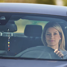 Carica l'immagine nel visualizzatore di Gallery, 1Pcs Ciondolo per Auto Malocchio, Accessorio per la Decorazione dell'auto, Perline blu Malocchio per Protezione e Felici