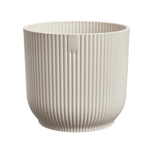 Carica l'immagine nel visualizzatore di Gallery, elho vibes fold round 22cm vaso da fiori - Linen White