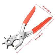 Carica l'immagine nel visualizzatore di Gallery, Pinza Fustellatrice, Fustellatrice Cintura, Pinza Buchi Cintura, Pinza Fustellatrice Fori, Pinza Fustellatrice per Cintu