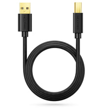Carica l'immagine nel visualizzatore di Gallery, deleyCON 3,0m Cavo Stampante USB 2.0 Cavo Scanner USB-A a USB-B - Nero