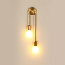 Carica l'immagine nel visualizzatore di Gallery, Riserva Applique da Parete Interno Oro E27, 2 Luci