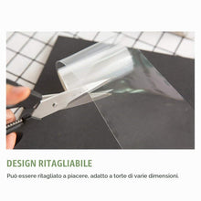 Carica l'immagine nel visualizzatore di Gallery, Acetato per Pasticceria, 10m Rotolo di Nastro Acetato per Dolci Trasparente 8cm / 10cm Bordo per Dolci Decorazione di Mo