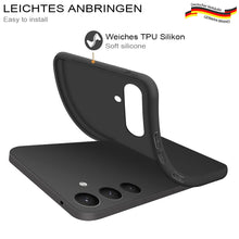 Carica l'immagine nel visualizzatore di Gallery, HSP Cover per Samsung Galaxy A34 5G, Custodia Silicone, Slim Case, Nera