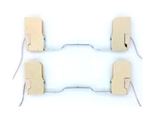 Carica l'immagine nel visualizzatore di Gallery, Set 2 Portalampade R7s Beige - 117mm - 118mm per lampade alogene e Led base in porcellana