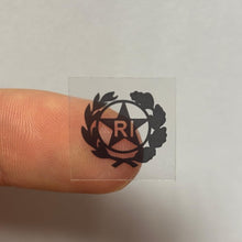 Carica l'immagine nel visualizzatore di Gallery, StampaGenerale® - 12 Pz Bollino Adesivo per Targa Auto e Moto con Stemma Logo RI in PVC Resistente e Impermeabile Facile