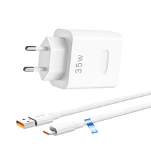 Carica l'immagine nel visualizzatore di Gallery, 35W Super Charge Caricatore rapido, for Honor 400 Lite 5G, Smart, 200 Lite, 90 L ite, X9a, X8b, X8c, X9c, X7b, X6c, X6b,