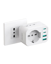 Carica l'immagine nel visualizzatore di Gallery, LENCENT Presa Multipla con USB, 7-IN -1 Multipresa Salvaspazio con