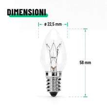 Carica l'immagine nel visualizzatore di Gallery, greate 2 lampadine E14 7W - per lampada di sale