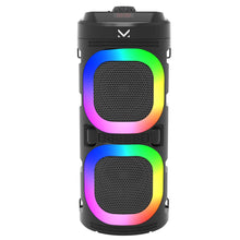Carica l'immagine nel visualizzatore di Gallery, Majestic FIRE 9 – Speaker bluetooth, 3 effetti luci LED, ingressi USB/microSD/AUX-IN/MIC, Batteria ricaricabile, funzion