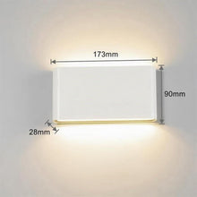 Carica l'immagine nel visualizzatore di Gallery, Voltix 12W Applique da Parete LED Moderna per Esterni e Interni, Lampada da Muro in Alluminio Impermeabile IP65, Luce pe