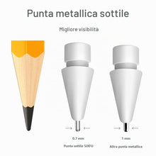 Carica l'immagine nel visualizzatore di Gallery, SIXFU Aggiornate per Punte Apple Pencil, Metallo misto punte Apple Pencil Pro/Per Apple Pencil 1 Generazione/Apple Penci