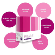Carica l'immagine nel visualizzatore di Gallery, Bronco24 | Integratore Gola e Vie Respiratorie, 14 Buste x 3 gr