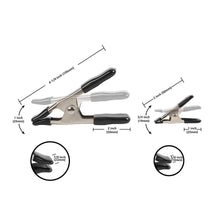 Carica l'immagine nel visualizzatore di Gallery, Amazon Basics 20 unità morsetti a molla in acciaio: 15 unità da 1,91 cm, 5 unità da 2,54 cm, Nero/Argento