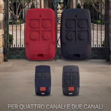 Carica l'immagine nel visualizzatore di Gallery, 2 Cover In Silicone Telecomando Cancello, Compatibile B:F:T Mitto Cool C2 C4 2 4 Canali Custodia Antiurto, Astuccio Prot