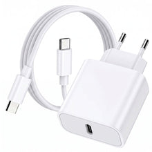 Carica l'immagine nel visualizzatore di Gallery, Caricatore rapido + cavo per Samsung Galaxy A, USB-C 1m PD 3.0 20W