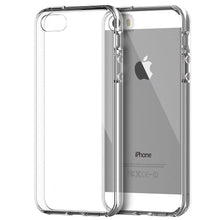 Carica l'immagine nel visualizzatore di Gallery, REY Cover in Gel TPU Trasparente per iPhone 5-5S, Ultra Sottile 0,33 mm, Morbido Flessibile, Custodia Silicone