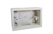 Carica l'immagine nel visualizzatore di Gallery, 1 Pezzo Scatola esterna 503 Cassetta da parete 3 moduli 3 posti bianco per prese elettriche compatibile con tutte le ser