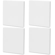 Carica l'immagine nel visualizzatore di Gallery, 4 pezzi Copertura cieca da incasso, 8,6 x 8,6 cm Placca da parete vuota