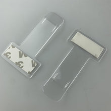 Carica l'immagine nel visualizzatore di Gallery, 4 PCS Clip per Biglietto Parabrezza Supporto Trasparente Porta Ttessere Plastica Clip,Auto Porta Biglietti Trasparente,P