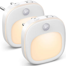 Carica l'immagine nel visualizzatore di Gallery, ANOPU Luce Notturna Bambini LED, 5 Dimming con 3 modalità (Calda/Fredda/Mista), Luce Notturna da Presa con Sensore di Mo