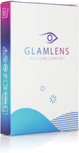 Carica l'immagine nel visualizzatore di Gallery, GLAMLENS Lenti a contatto colorate grigio Jasmi Grey - mensili - con porta lenti a contatto -grigie naturali in silicone