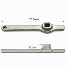 Carica l'immagine nel visualizzatore di Gallery, Chiave di sfiato per termosifone,Chiave di sfiato per termosifoni in acciaio inox,durevole e affidabile (70,5 x 9,2 mm)