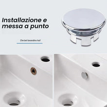 Carica l'immagine nel visualizzatore di Gallery, Anelli di Troppo Pieno, 4 Pezzi Anello di Troppo Pieno per Lavello, Copertura Rotonda de Troppopieno, Decorativo Strarip