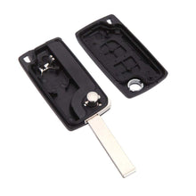 Carica l'immagine nel visualizzatore di Gallery, Guscio Chiave in Silicone Nero Compatibile Citroen C3, C4, C5, C2 Picasso e Peugeot 107, 206, 207, 307, 308, 406, 407 De