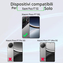Carica l'immagine nel visualizzatore di Gallery, Ibywind Vetro Temperato per Xiaomi Poco F7 5G,2 Pezzi Durezza 9H PellicolaProtettiva con Protezione Fotocamera,Facile da