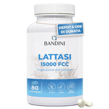 Carica l'immagine nel visualizzatore di Gallery, Bandini® Lattasi DEPOT 15.000 FCC | 80 Compresse a Lento Rilascio (6 ORE) |