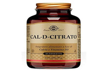 Carica l'immagine nel visualizzatore di Gallery, Solgar Cal-D-Citrato 60 Tavolette Calcio Citrato e Vitamina D3