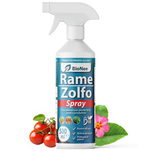 Carica l'immagine nel visualizzatore di Gallery, Rame Zolfo Spray 500 ml – Trattamento naturale pronto all’uso per piante ornamentali, da frutto, orto e giardino – Con r